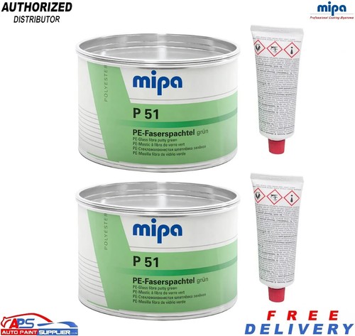 Mipa p51 fibreglass body - 2x,