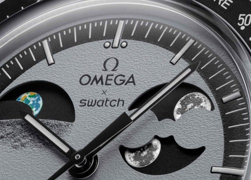 Omega swatch speedmaster - x,