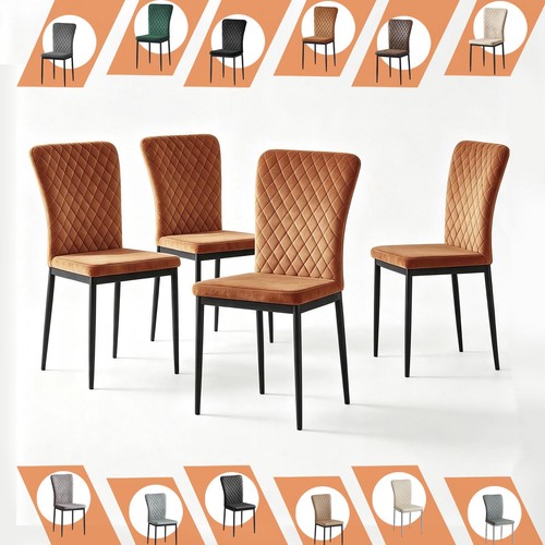 6pcs dining chairs padded - 4/6pcs,