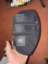 P497 - Black Pair Wolf Wear Hock Boots - Small