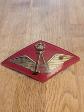 ORIGINAL RED AMBASSADOR MOTORCYCLE TANK BADGES CLASSIC VILLIERS Single  