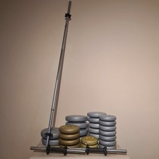 York Barbell Vinyl Weight Discs Total 63.15kg Dumbells & Barbell Diameter 1 inch