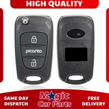 For Kia Picanto 2004-2022 Remote Key Fob Case Shell 2 Button