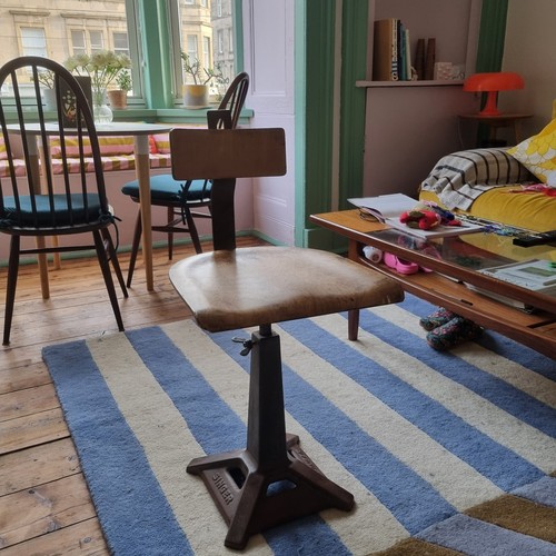 Singer sewing machine - sewing, chair
