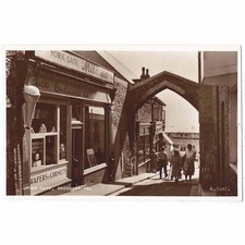 BROADSTAIRS York Gate Showing Cafe, Kent RP Postcard by Valentine, Unused