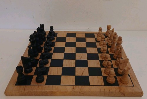 Wooden chess set and - wooden,