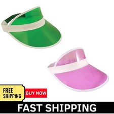Neon Sun Visor Hat Unisex