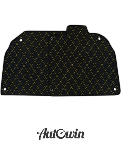 Leather floor mats - floor, for