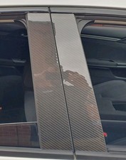 CARBON KAZE CARBON FIBER DOOR PILLAR COVERS - HONDA CIVIC MK9 FK2 TYPE R GEN9