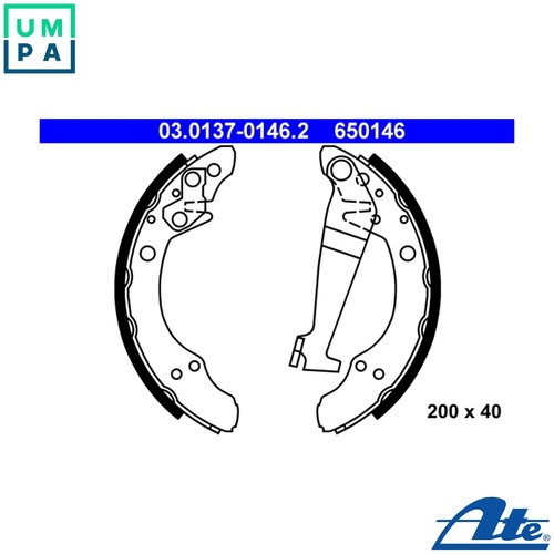Brake shoe set 0137 0146 - set, 03.0137-0146.2
