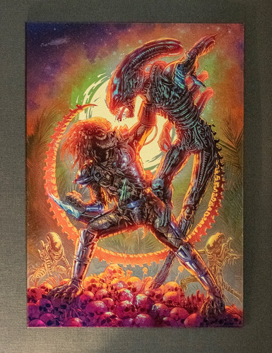 Alien predator displate - alien,