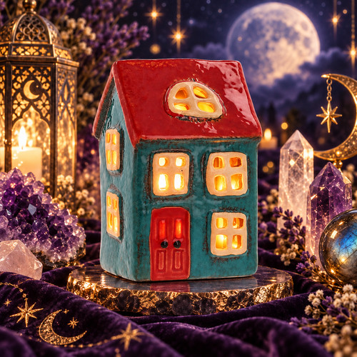 Village pottery small house - small,