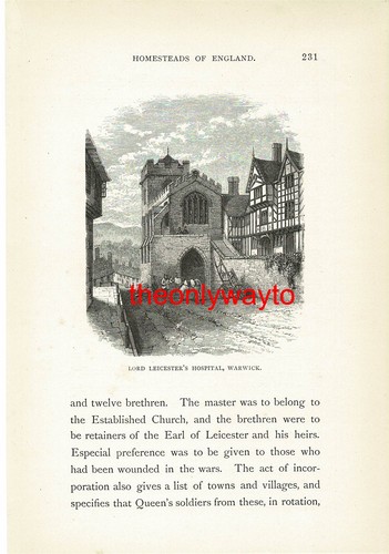 Lord leicester hospital - lord, leicester's