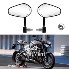 For Triumph Trident 660 GT 2x 7/8" Motorcycle Bar End CNC Rearview Side Mirrors