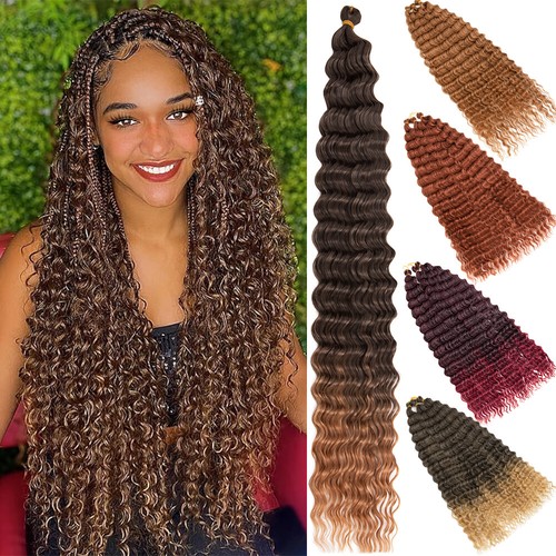 Deep wave bulk human hair - deep,
