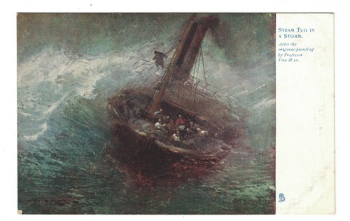 Tuck oilette postcard steam - oilette, postcard,
