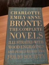 Folio Society, Charlotte, Emily +Anne Brontë, The Complete Novels, Illustrated