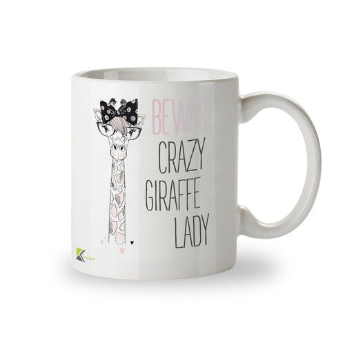 Beware crazy giraffe lady - giraffe,