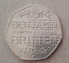 Benjamin Britten 2013 50p coin