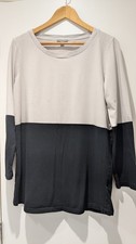 Cos 100% Cotton Colour Block Top.Size Large  Great Condition.