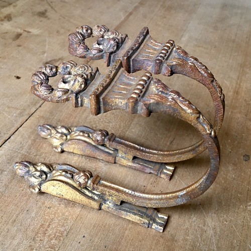 Antique curtain tie backs - curtain,