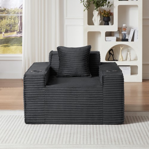 Seater sofa dark gray - sofa,,