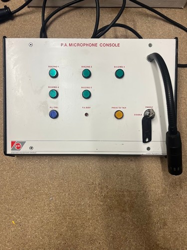 Pel microphone console with - pel,