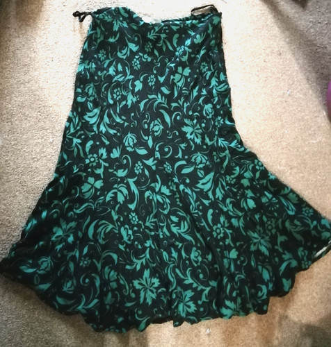 Wallis long black and teal - wallis,