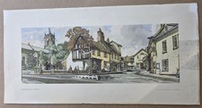 HALESWORTH SUFFOLK ORIGINAL LNER BR RAILWAY CARRIAGE PRINT 1950 BALDWIN