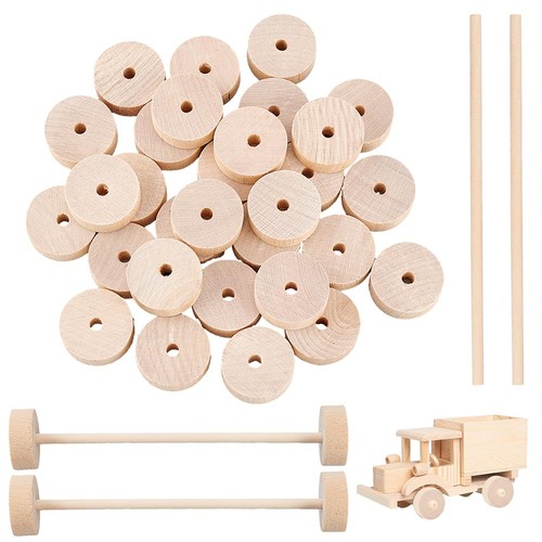 Olycraft 30pcs 28x10mm - 28x10mm, wooden