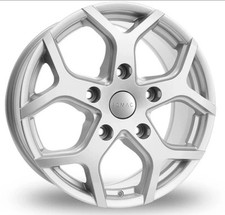 16" ROMAC Cobra Alloy Wheels ONLY Gloss Silver to fit Transit Custom (5 x 160)