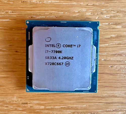 Intel core 7700k 2ghz - i7-7700k, 4.2ghz