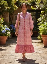 Zara Pink Printed Cotton