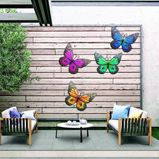 Large Metal Butterflies Garden Ornament Butterfly Wall Art Decor Decal