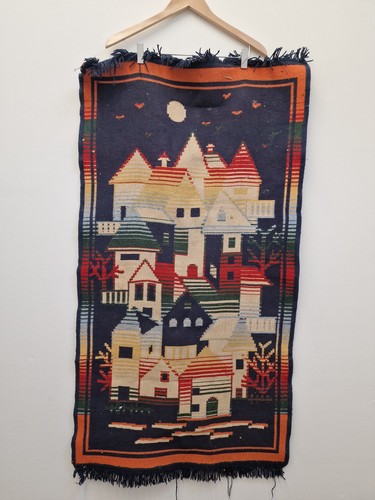 Vintage handwoven wool - vintage, wall