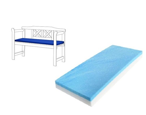 Bench cushion blue - bench, foam