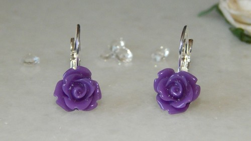 Lever back drop earrings - s/p,