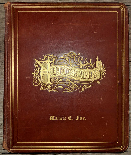 Antique leather book - ,, paragon