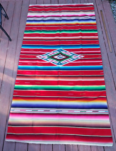 Vntg old rainbow saltillo - vntg,