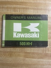 Kawasaki 1975 H1F 500 Owners