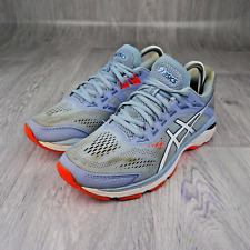 Women's Asics GT-2000 7 Grey Blue Running Trainers Sneakers Fitness Gym UK 6.5