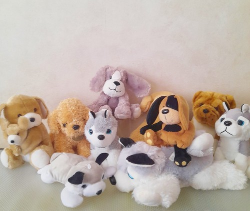 Soft toy bundle cute puppy - soft,