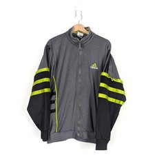 Vintage Adidas 90s Spellout Track Jacket & Vest Jumper Sweatshirt