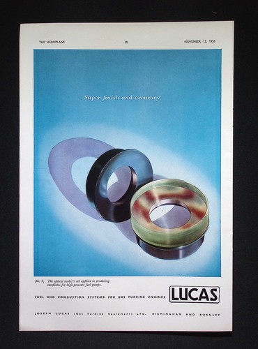 Original 1953 advert lucas - original,