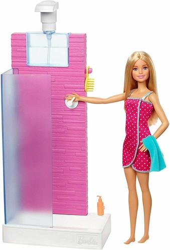 Box damaged barbie doll - box,