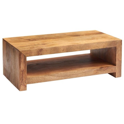 Mango wood rectangular coffee - mango,