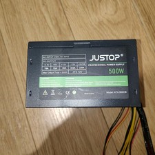 JUSTOP Black 500W PSU ATX