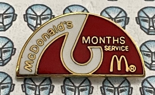 Mcdonald metal lapel pin - mcdonald's,