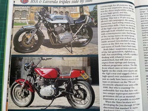 Bsa laverda triples rob - bsa,