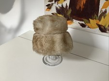 Vintage 1960s Rabbit Skin Coney Hat Skiing Snow Boarding